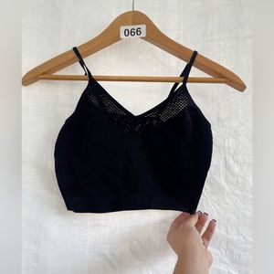 Black bralette. Size M/L breathable
